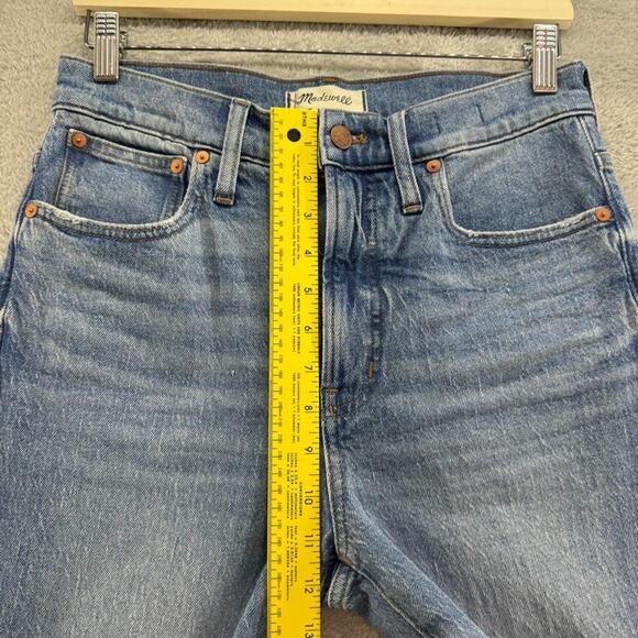 Madewell Jeans 27T Blue Medium Wash The Perfect Vintage Jean High Rise Straight - Picture 12 of 16